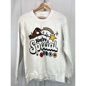 LIZZO Size S You’re Special Sweatshirt Pullover Crew Tour Merchandise White